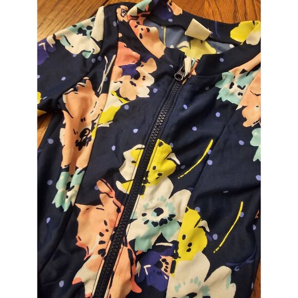 Girls Old Navy Toddler 2t long sleeve 1 piece swim suit - Picture 2 of 3